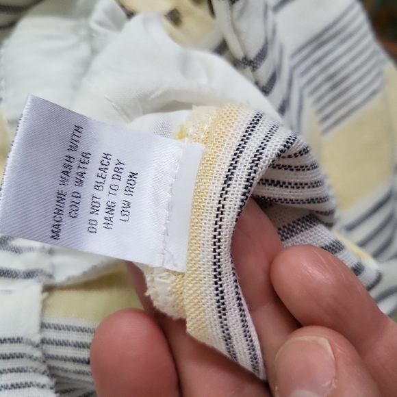 NWT Olivaceous Rayon Linen Striped Pants Size S - Picture 8 of 8